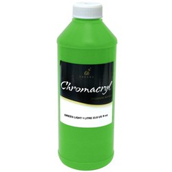 Chromacryl Student Acrylic Paint 1L Light Green