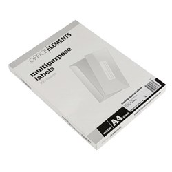 Office Elements Multipurpose Labels 105x148mm 4 Per Sheet