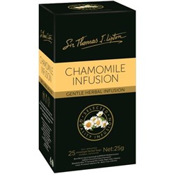 Sir Thomas Lipton Chamomile Herbal Enveloped Tea Bags, Box of  25
