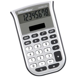 OfficeMax Handheld Calculator 8 Digit Dual Power OM96126