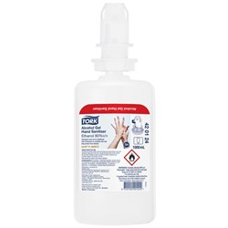 Tork Hand Sanitiser Alcohol Gel S4 420124 1L, Carton of 6