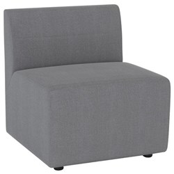 Conexion Cube Ottoman Backrest Granite Grey