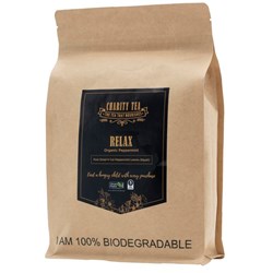Charity Tea Relax Peppermint Organic Tea Bags, Pack of 100