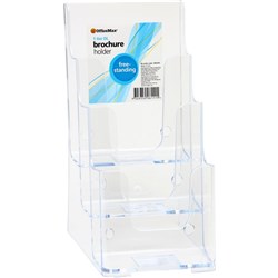 OfficeMax Free Standing/Wall Mountable Brochure Holder DLE 3 Tier