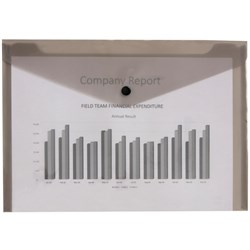 OfficeMax Polypropylene Document Wallet A4 Black