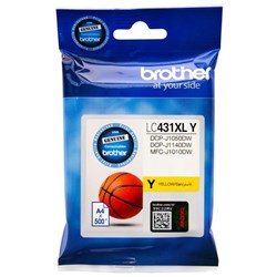 Brother LC431XLY Yellow Ink Cartridge High Yield