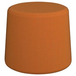 Otto Ottoman Stool Splice Fabric/Orange