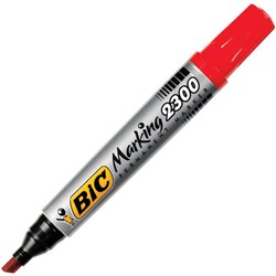 BIC ECOlutions 2300 Red Permanent Marker Chisel Tip