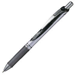 Pentel BL77A Energel Deluxe Black Rollerball Pen 0.7mm Fine Tip