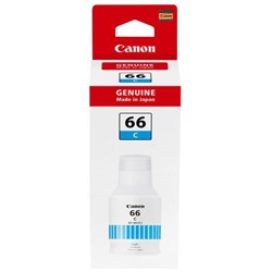 Canon Maxify Megatank Cyan Inkjet Ink Refill Bottle GI66C