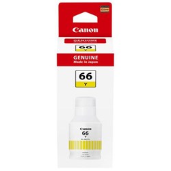 Canon Maxify Megatank Yellow Inkjet Ink Refill Bottle GI66Y