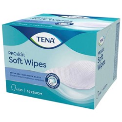 TENA ProSkin Continence Soft Dry Wipes, Pack of 135