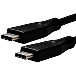 Dynamix USB 3.1 Type C Male to Type C Male Converter Cable 5V/3A 1m Black