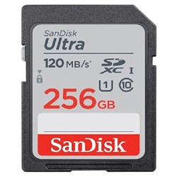 Sandisk Ultra SDXC Memory Card 256GB Class 10