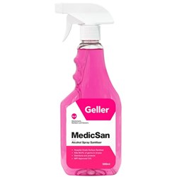 Geller Medicsan Sanitiser Spray Alcohol 500ml