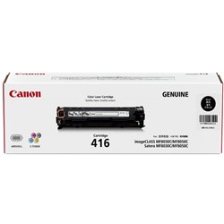 Canon CART416BK Black Laser Toner Cartridge