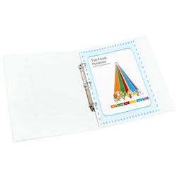 Marbig Overlay Ringbinder Portrait A3 3 Ring 25mm White