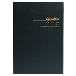 Collins P9-77 A4 PAYE Wage Book 128 Leaf