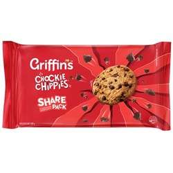 Griffin's Chocolate Chippie Biscuits 320g Twin Pack