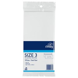 Croxley E20E Envelope Seal Easi White 114x225mm, Pack of 20