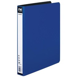 FM Overlay Ringbinder A4 26mm 2 Ring Blue