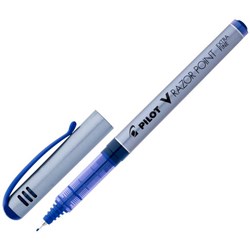 Pilot V Razor Point Blue Pen 0.8mm Extra Fine Tip