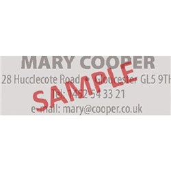 Colop L20 Trodat 4911 Custom Rubber Die Only 38x14mm Stamp NOT Included