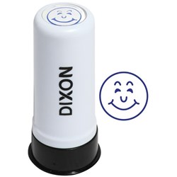 Dixon 061 Self-Inking Stamp Large Smiley Face Blue