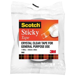 3M™ Scotch® 500 Everyday Tape 24mm x 66m Clear