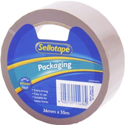 Sellotape 1554 Packaging Tape 36mm x 55m Brown