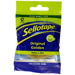 Sellotape 1100 Cellulose Tape 12mm x 33m Clear