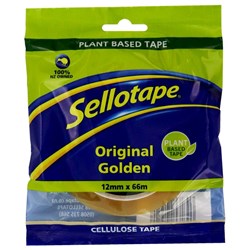 Sellotape 1105 Cellulose Tape 12mm x 66m Clear