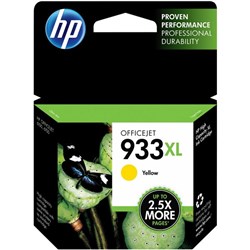 HP 933XL Yellow Ink Cartridge High Yield CN056AA