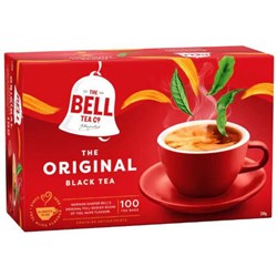Bell Original Tagless Tea Bags, Box of 100