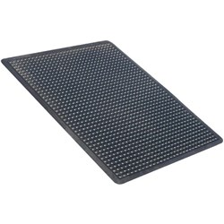 Worksave Anti-Fatigue Mat Black 1520x890x12mm