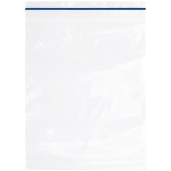 Resealable Plastic Bags 305x440mm 40 Micron Clear, Pack of 100