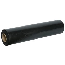 Blown Recycled Hand Pallet Wrap 500mm x 400m 23 Micron Black