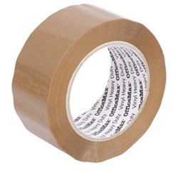 OfficeMax Vinyl Heavy Duty Packaging Tape 48mm x 100m Brown