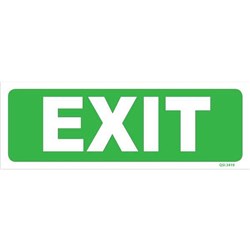 Exit Safety Sign 340x120mm