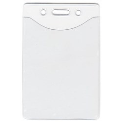 OfficeMax Security ID Card Holder Heavy Duty Vinyl Portrait 85x60mm