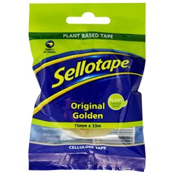 Sellotape 3270N Cellulose Tape 15mm x 33m Clear