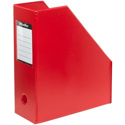 OfficeMax PVC Magazine File Holder Large Red