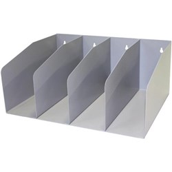 Lever Arch File Storage Unit Grey