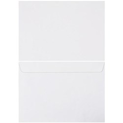 Croxley C4 Wallet Envelopes Tropical Seal White 133322, Box of 250