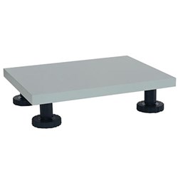 Gorton Adjustable Monitor Stand Grey