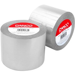 Danco Aluminium Foil Tape 96mm x 55m, Carton of 8