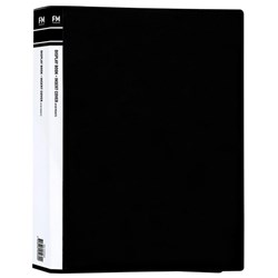 FM A4 Display Book Insert Cover 60 Pocket Black