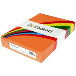 Kaskad A3 80gsm Fantail Orange Colour Copy Paper, Pack of 500