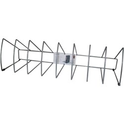 Quefile Vertifile Desktop Wire File Rack 8 Slot 680x245x180mm