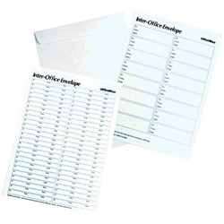 OfficeMax C4 Inter-Office Envelopes 50 Entries White, Pack of 50